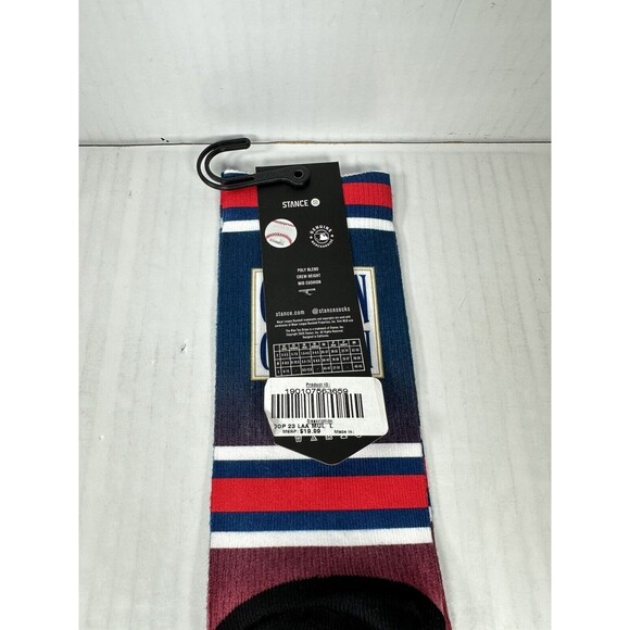 Size L Mens Stance MLB Los Angeles Angels Cooperstown Crew Socks 9-13 NEW - Picture 5 of 5
